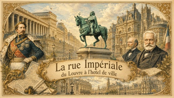Visite de la rue Impériale (du Louvre à l'Hôtel de Ville)