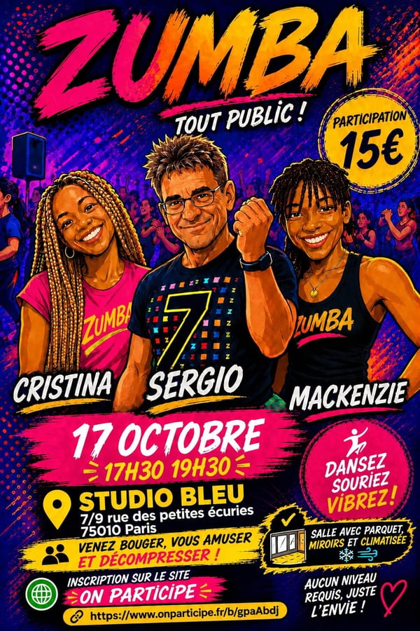 MASTERCLASS ZUMBA A PARIS 