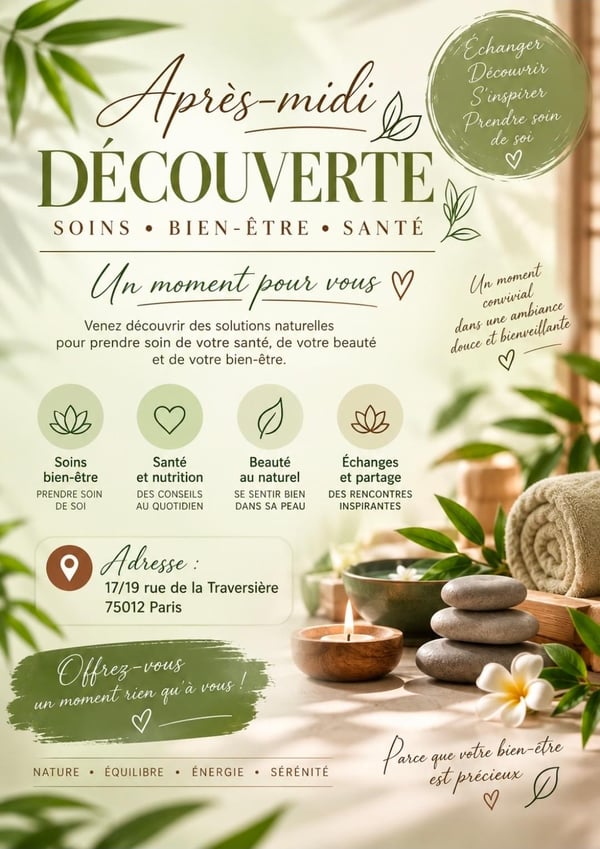 Seance de découverte bien-être & santé