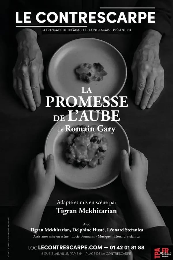 Théâtre : La promesse de l'aube au théâtre le contrescarpe