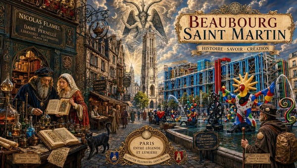 Visite de Beaubourg à Saint Martin