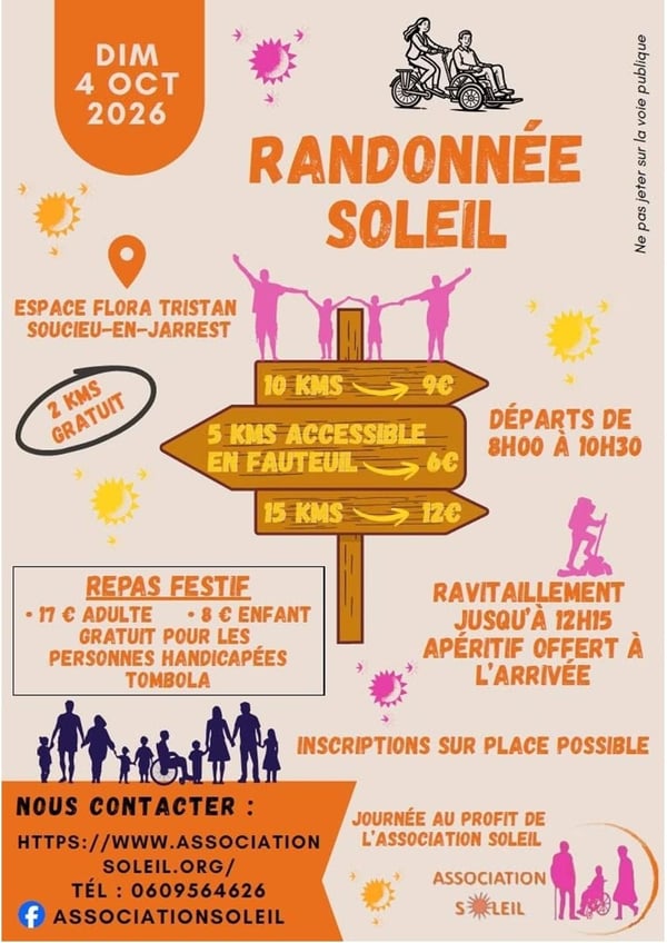 🥾 Randonnée & Solidarité : Randonnée Soleil à Soucieu-en-Jarrest