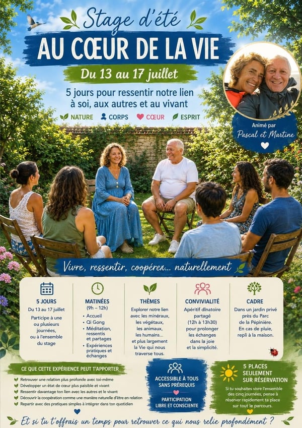 Qigong, méditation et partages!