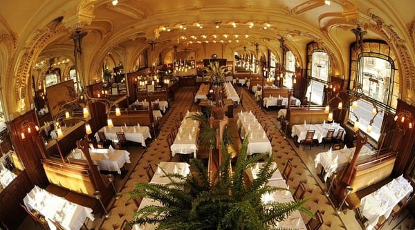 Dîner à la Brasserie l'Excelsior