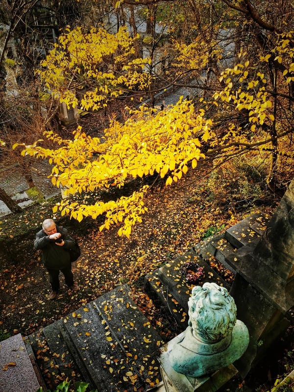 balade photo mélancolie d'automne au Père Lachaise
