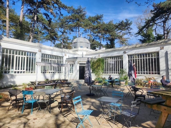 Déjeuner à La Belle Gabrielle, au Jardin d'agronomie tropicale du Bois de Vincennes