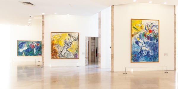 Visite du musée national Marc Chagall