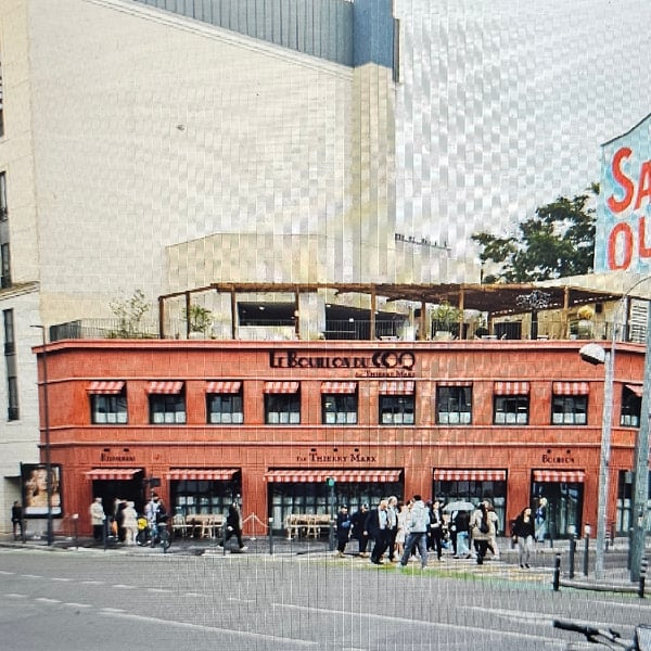 dejeuner Terrasse au Bouillon du Coq de Thierry Marx