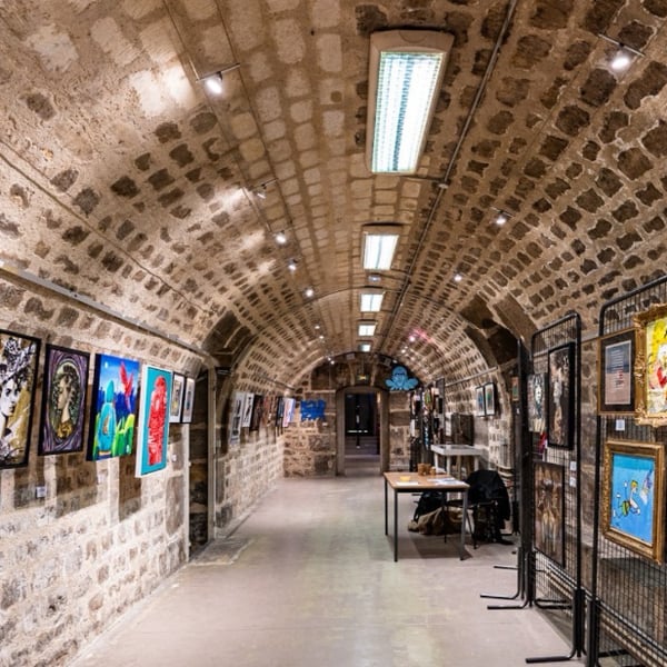 Déjeuner au Foyer de la Madeleine et expo street-art