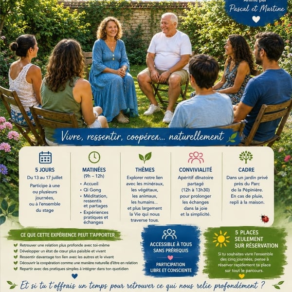 Qigong, méditation et partages!