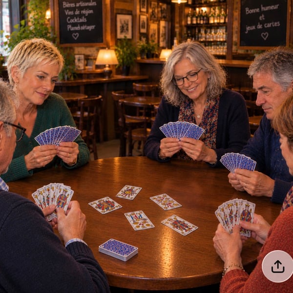 Tarot à 5 au Bistrot Championnet