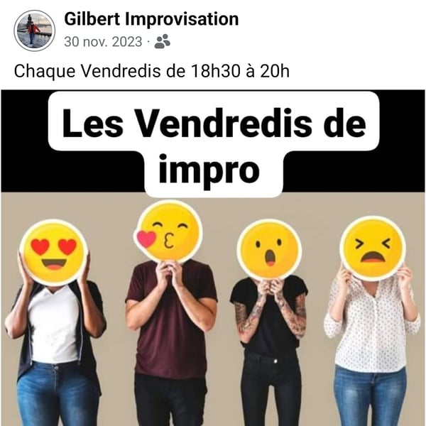 atelier théâtre d'improvisation 🥳
