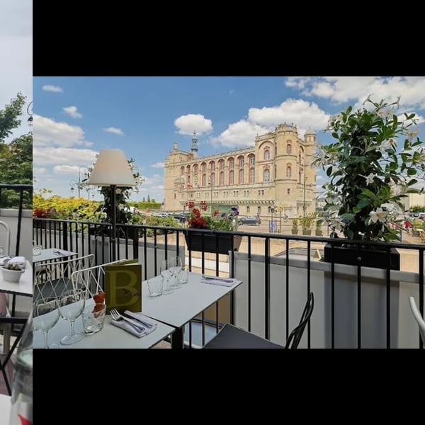 Déjeuner convivial face au château de Saint-Germain-en-Laye 🍽️