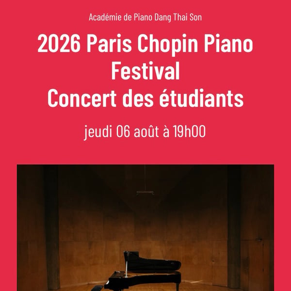 Concert🎼🎹Festival CHOPIN