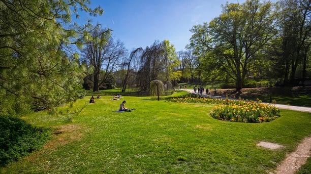 Balade et verre à la pépinière