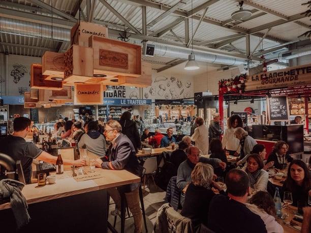 Déjeuner à la Halle du Marché Gare Strasbourg avec France !!