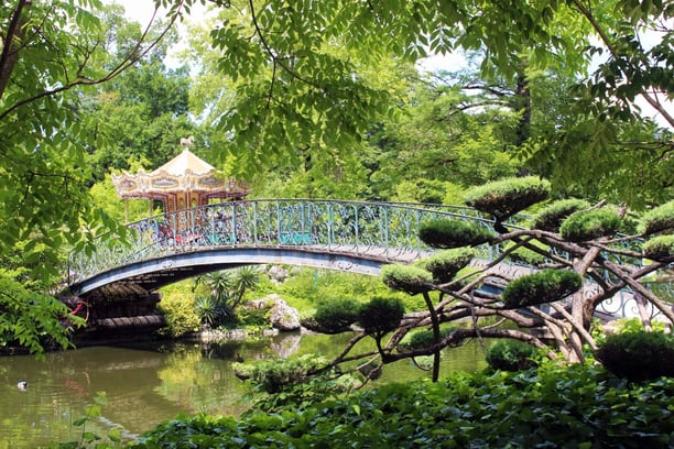 Balade printanière au jardin public