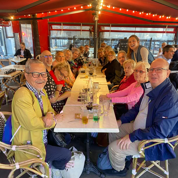 Apero Accueil des Nouveaux avec super Véro !! 