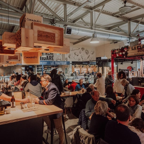 Déjeuner à la Halle du Marché Gare Strasbourg