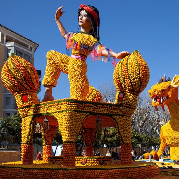 Balade à Menton, la fête des citrons