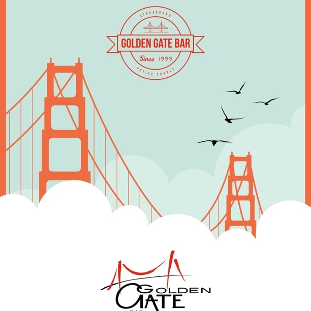 Apéro au Golden Gate Bar