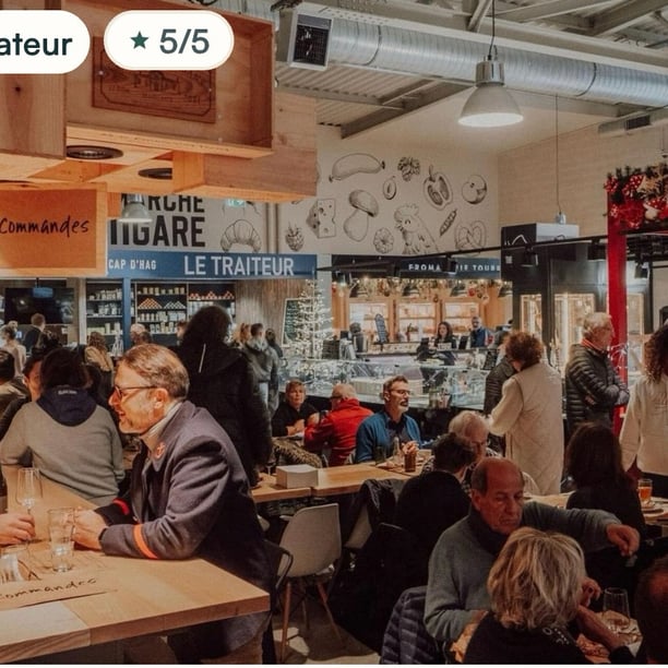 Déjeuner à la Halle du Marché Gare Strasbourg
