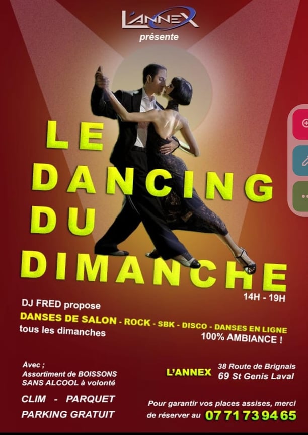 à 14h Toutes danses à L'Annex dancing