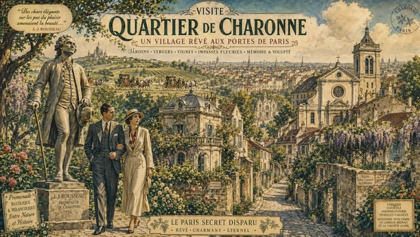 Visite guidée : Charonne dans les pas de Jean-Jacques