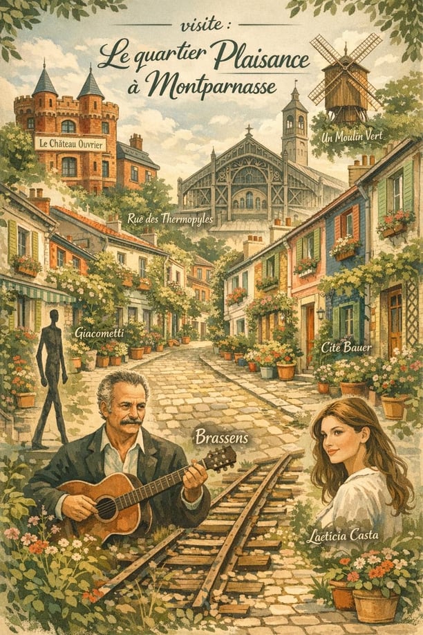 Visite guidée : le quartier Plaisance (proche de Montparnasse)