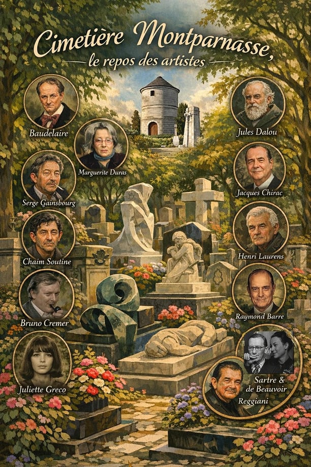 Visite du Cimetière Montparnasse