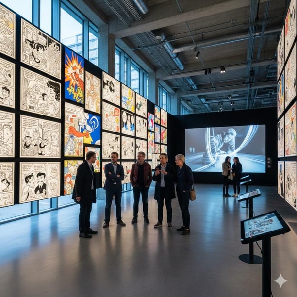 L'Art de la Bande Dessinée au Centre Pompidou 