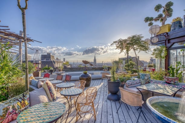 La Bellevilloise : toit terrasse / rooftop 