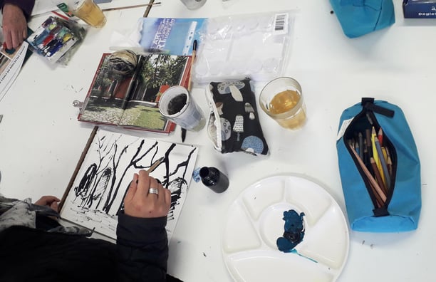 dessin collages et fanzines