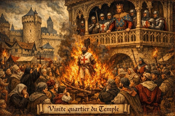 "Templiers" - Des Archives au Square du Temple