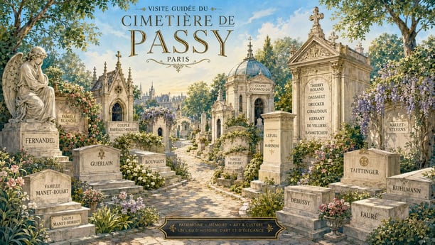 Visite du cimetière de Passy