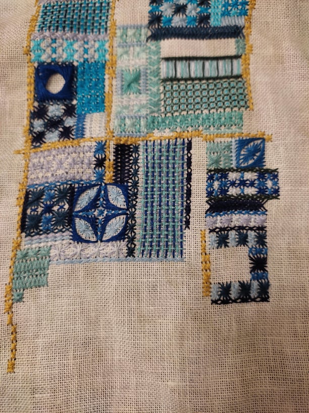 Atelier points de croix 