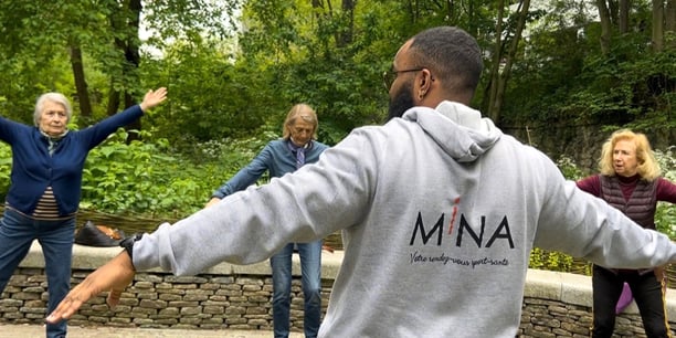 Parcours santé au Parc André Citroën dans le 15ème