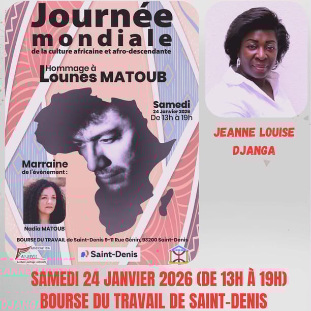 HOMMAGE À LOUNÈS MATOUB À SAINT-DENIS