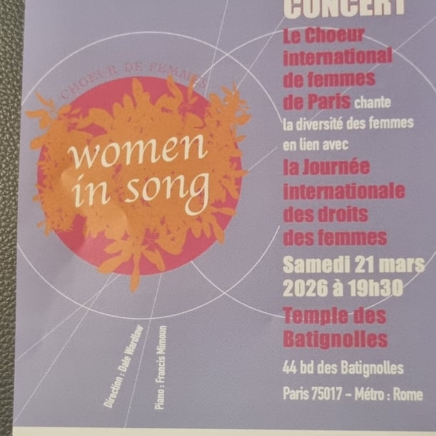 Chœur International de femmes de Paris 🗽chante 🌍