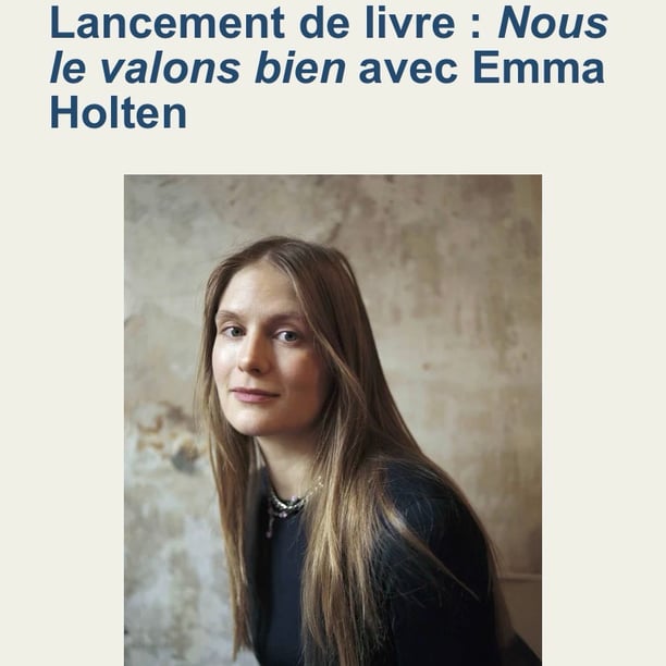Lancement du livre : Nous le valons bien😉