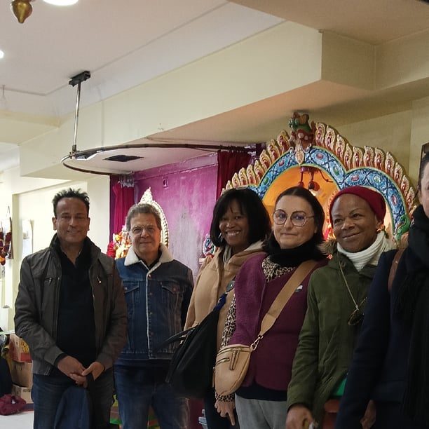 L Inde à Paris Temple quartier. Repas