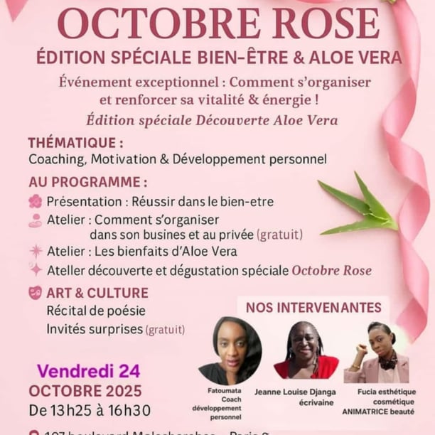 DÉCOUVERTE DE L'ALOE VÉRA, ATELIERS SOINS ET DÉGUSTATION