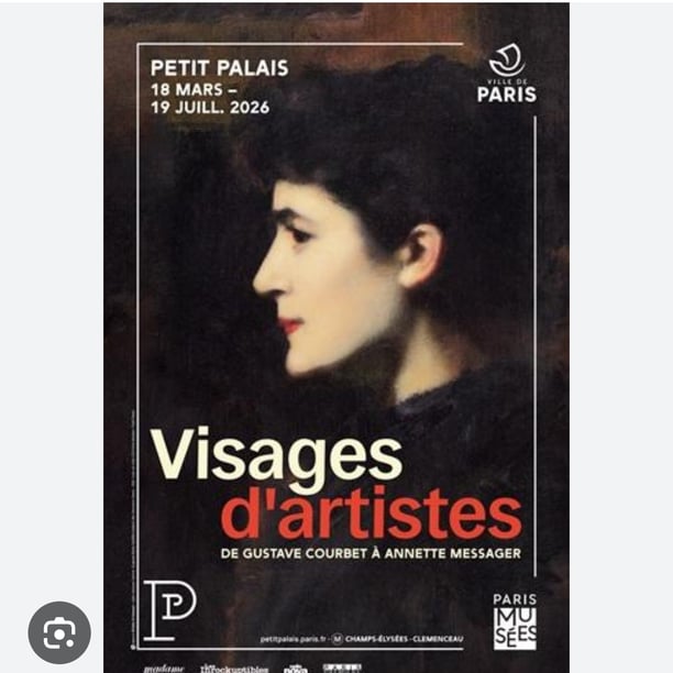 Expo "Visages d'artistes - De Gustave Courbet à Annette Messager