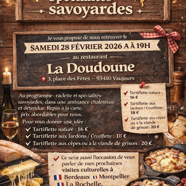 Sortie soirée raclette