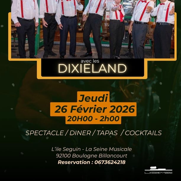 Jazz New Orleans : soirée Dixieland authentique