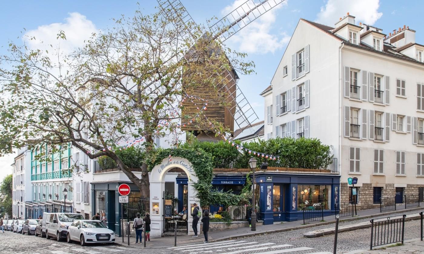 Déjeuner au Moulin de la Galette